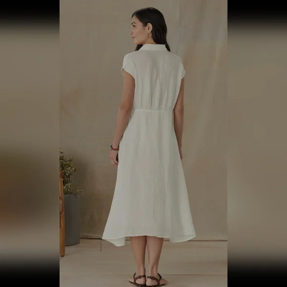 Sundance Brave+True Clarity Linen Midi Dress - Picture 10 of 11